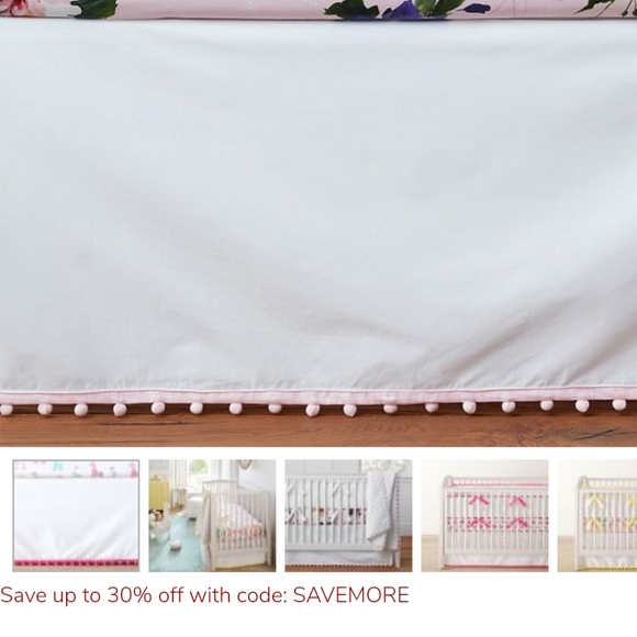 Pottery Barn Kids | Other | Pottery Barn Kids Crib Skirt Baby Bedding ...